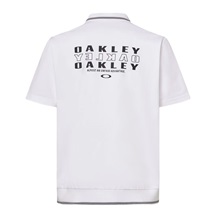 Oakley O-SYNC PACK ABSTRACT HEM pánské polo, bílé