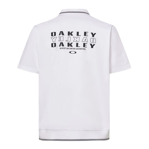 Oakley O-SYNC PACK ABSTRACT HEM pánské polo, bílé