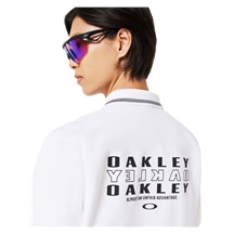 Oakley O-SYNC PACK ABSTRACT HEM pánské polo, bílé