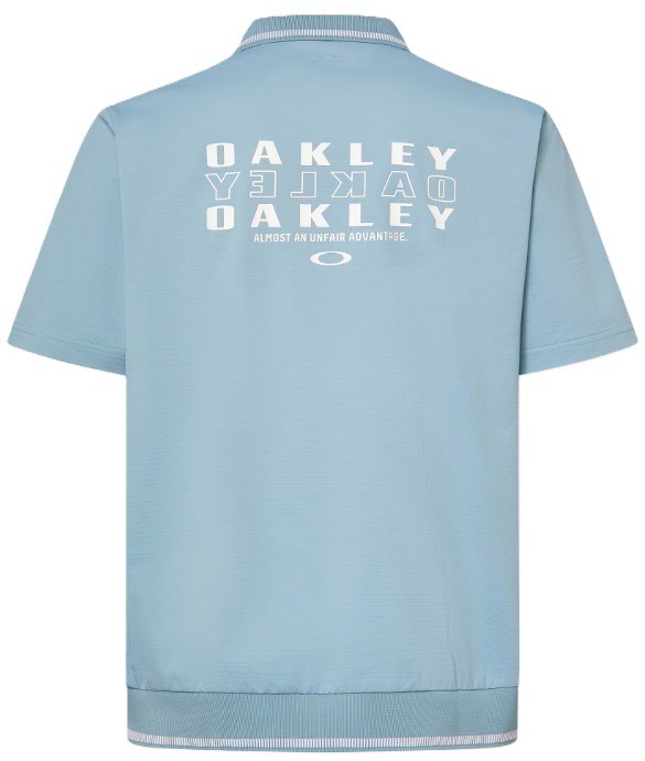 Oakley O-SYNC PACK ABSTRACT HEM pánské polo, blue ice