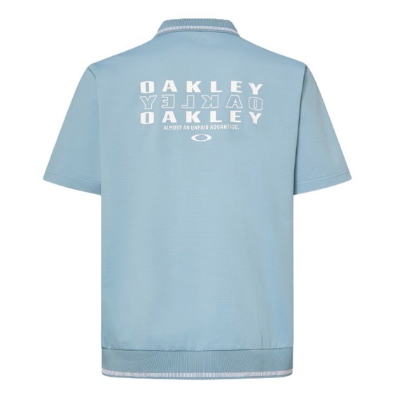 Oakley O-SYNC PACK ABSTRACT HEM pánské polo, blue ice