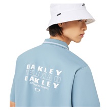 Oakley O-SYNC PACK ABSTRACT HEM pánské polo, blue ice