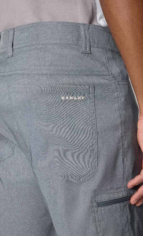 Oakley HYBRID pánské kraťasy, neutral grey/cool grey heather