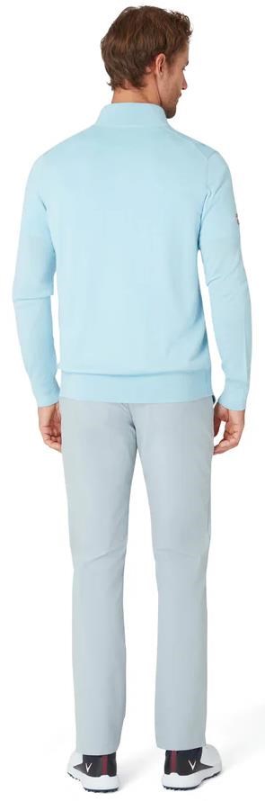 Callaway 1/4 Blended Merino pánský svetr, modrý