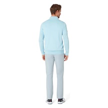 Callaway 1/4 Blended Merino pánský svetr, modrý