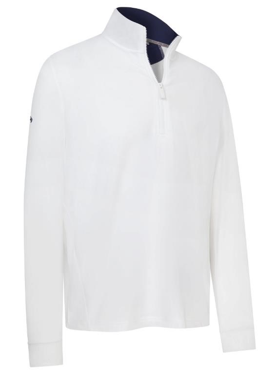 Callaway 1/4 Zip pánská mikina, bílá