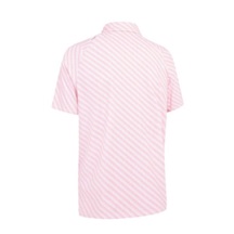 Callaway Twill Print pánské polo, strawberry pink