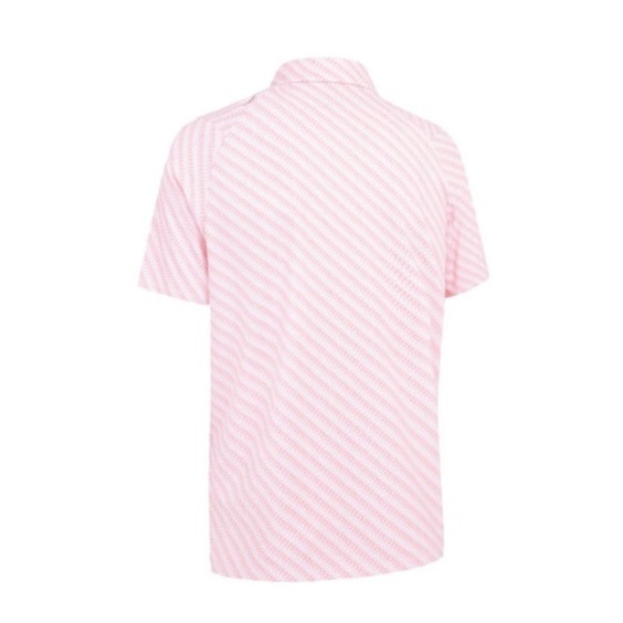 Callaway Twill Print pánské polo, strawberry pink