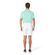 Callaway Warped Gingham Print pánské polo, neptune green