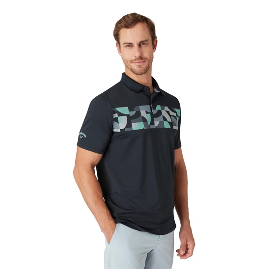 Callaway Optical ‘C’ pánské polo, caviar