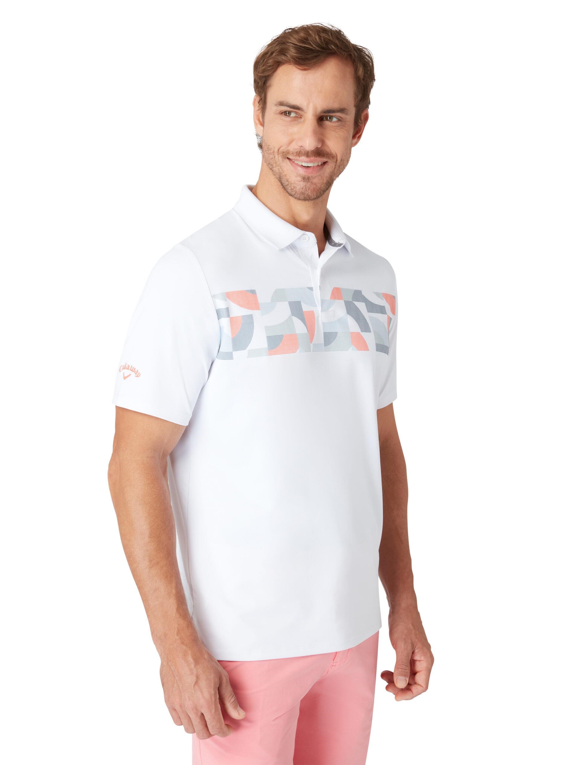 Callaway Optical ‘C’ pánské polo, bílé