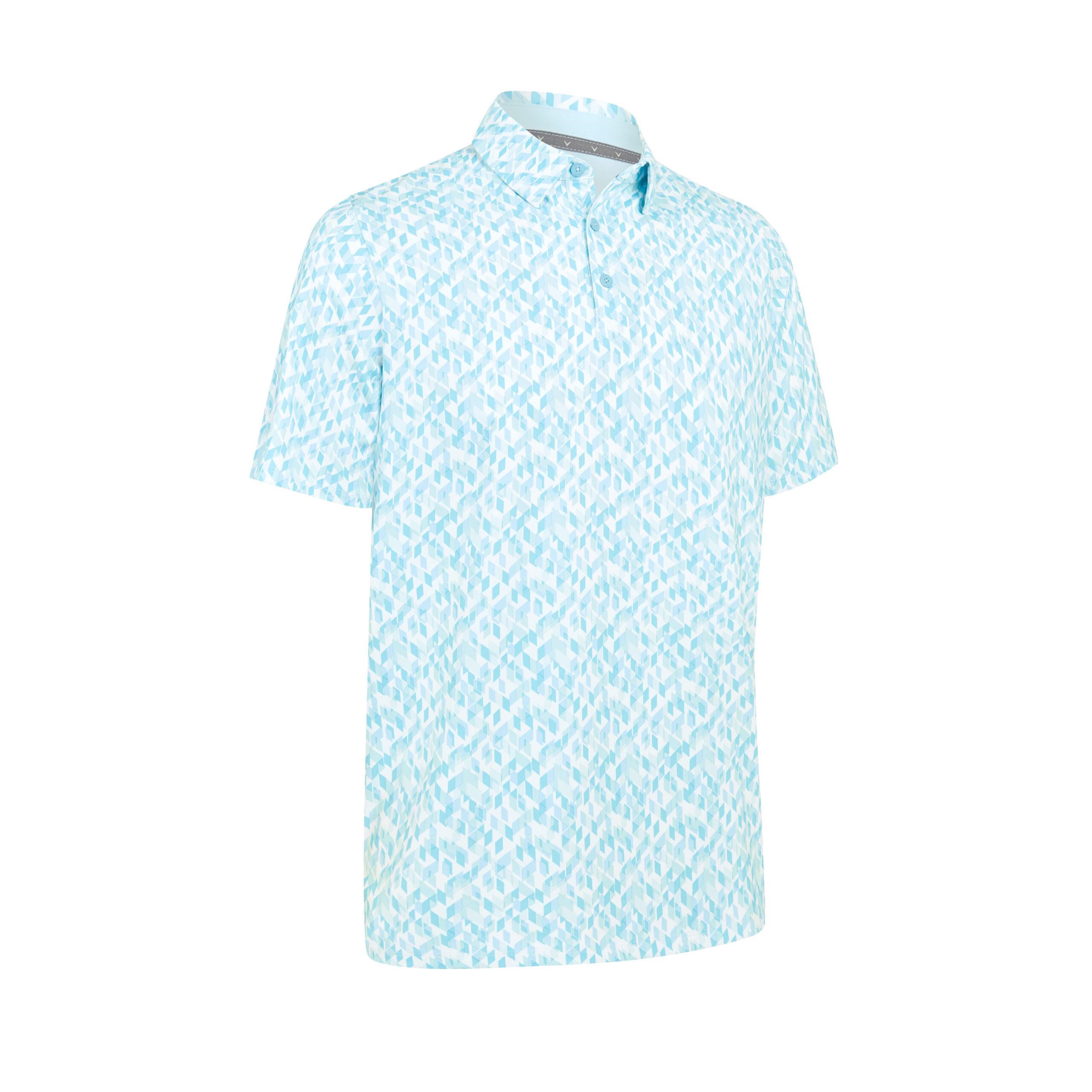 Callaway Kaleidoscope Chev pánské polo, arctic paradise