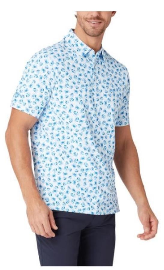Callaway Crab Novelty Print pánské polo, bílé