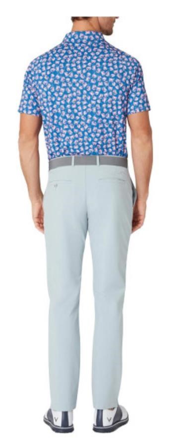 Callaway Crab Novelty Print pánské polo, galaxy blue