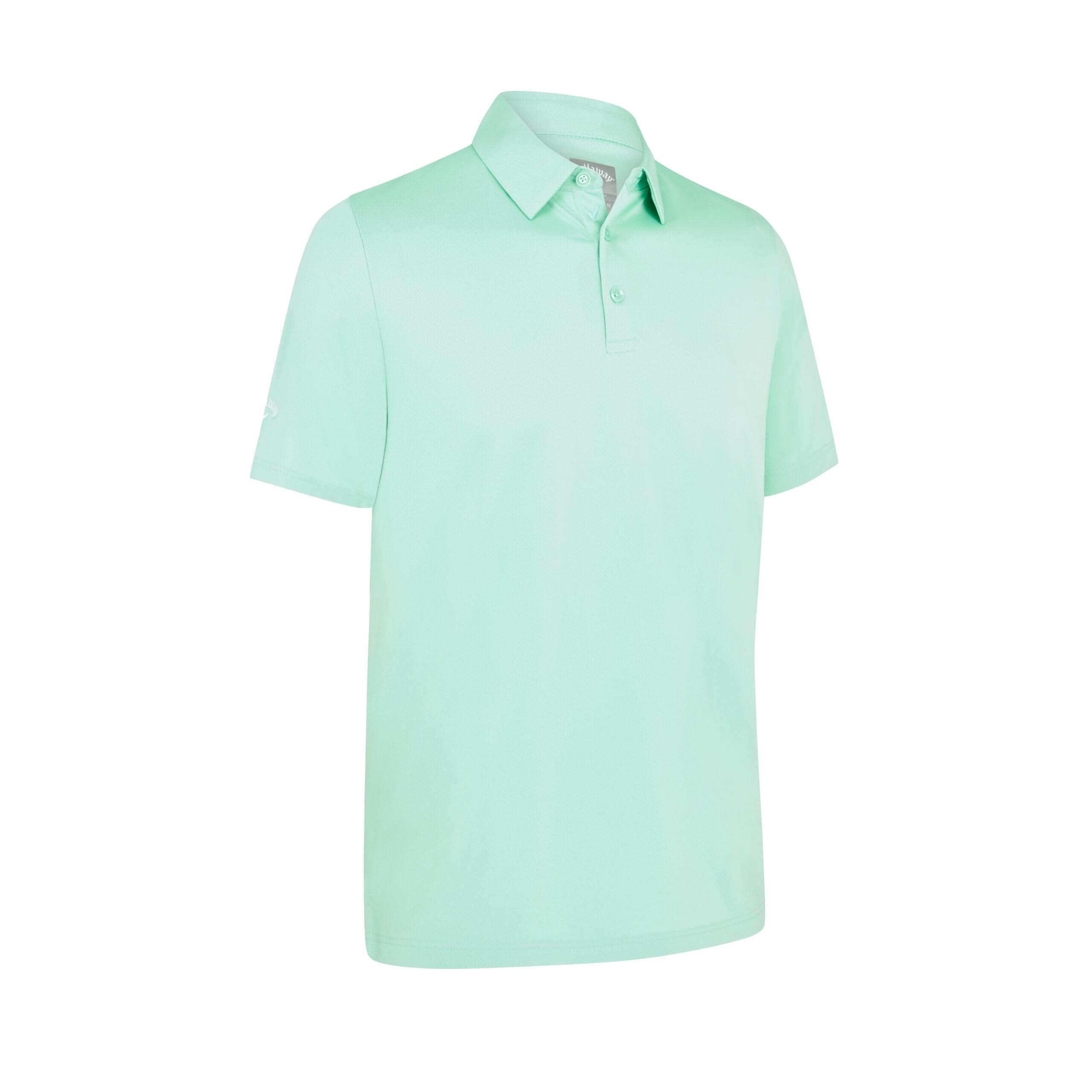 Callaway Swing Tech Solid pánské polo, neptune green