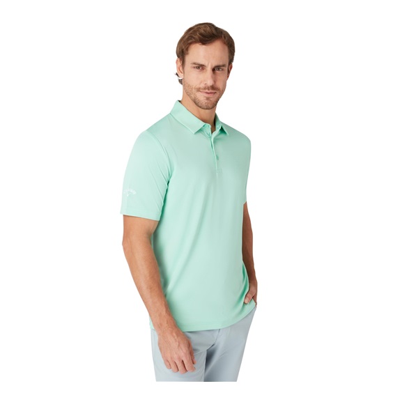 Callaway Swing Tech Solid pánské polo, neptune green