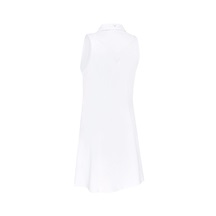 Callaway Flounce Dress with Mesh golfové šaty, bílá