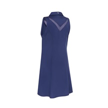 Callaway Flounce Dress with Mesh golfové šaty, modré