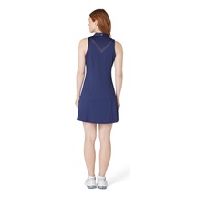 Callaway Flounce Dress with Mesh golfové šaty, modré
