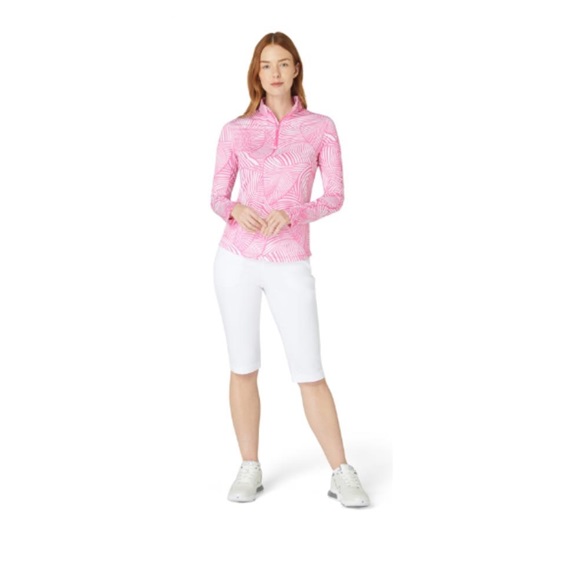 Callaway Stencil Floral dámská mikina, cheeky pink (růžová)