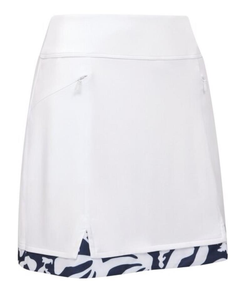 Callaway 17" Abstract Floral golfová sukně, bílá