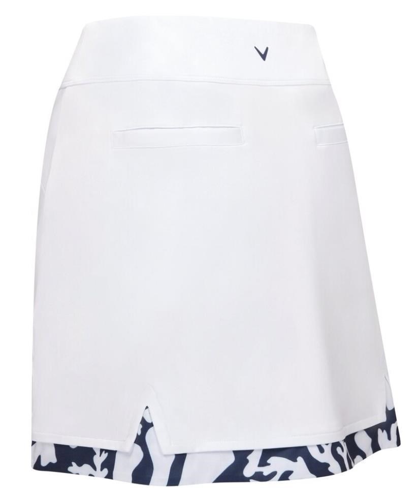 Callaway 17" Abstract Floral golfová sukně, bílá