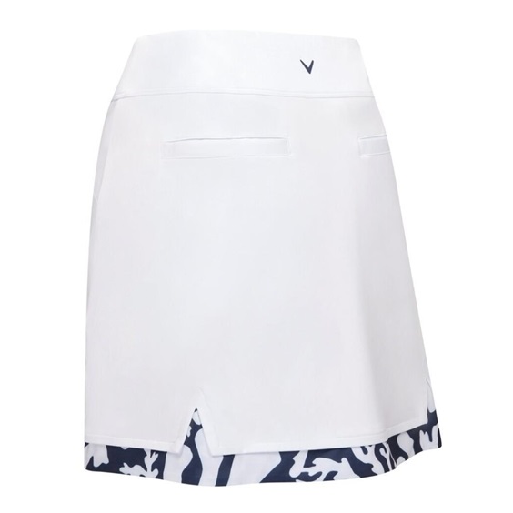 Callaway 17" Abstract Floral golfová sukně, bílá