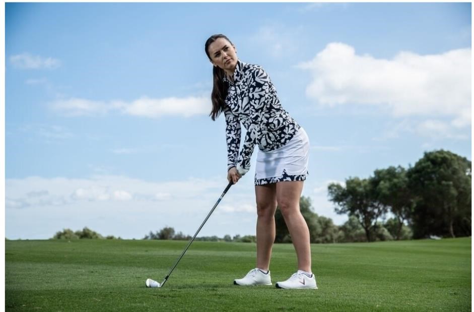 Callaway 17" Abstract Floral golfová sukně, bílá