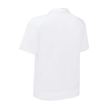 Callaway Waist Length Mesh Detail Short Sleeve dámské polo, bílé