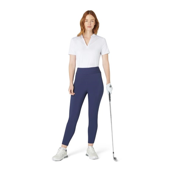 Callaway Waist Length Mesh Detail Short Sleeve dámské polo, bílé