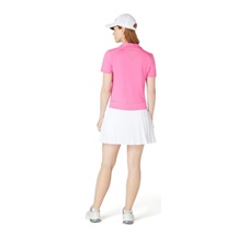 Callaway Waist Length Mesh Detail Short Sleeve dámské polo, cheeky pink