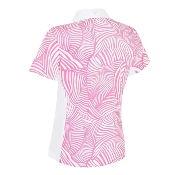 Callaway Stencil Floral dámské polo, růžové