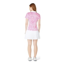 Callaway Stencil Floral dámské polo, růžové