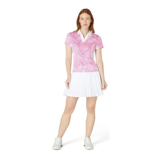 Callaway Stencil Floral dámské polo, růžové