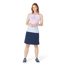 Callaway Chev Gradient Sleeveless dámské polo, růžovo/bílé