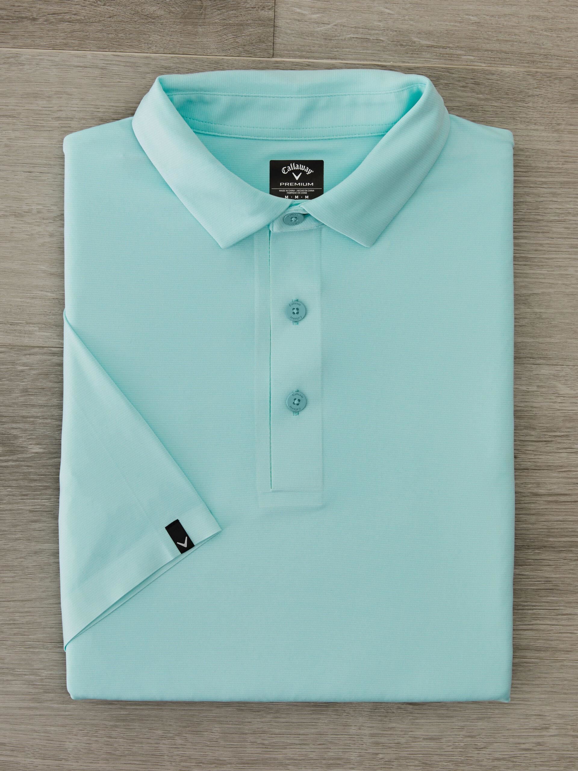 Callaway Premium Jacquard pánské polo, birds egg green
