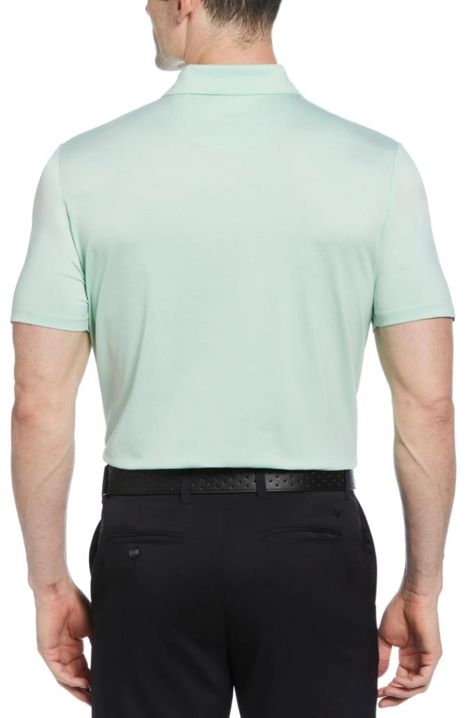 Callaway Premium Heathered pánské polo, birds egg green heather
