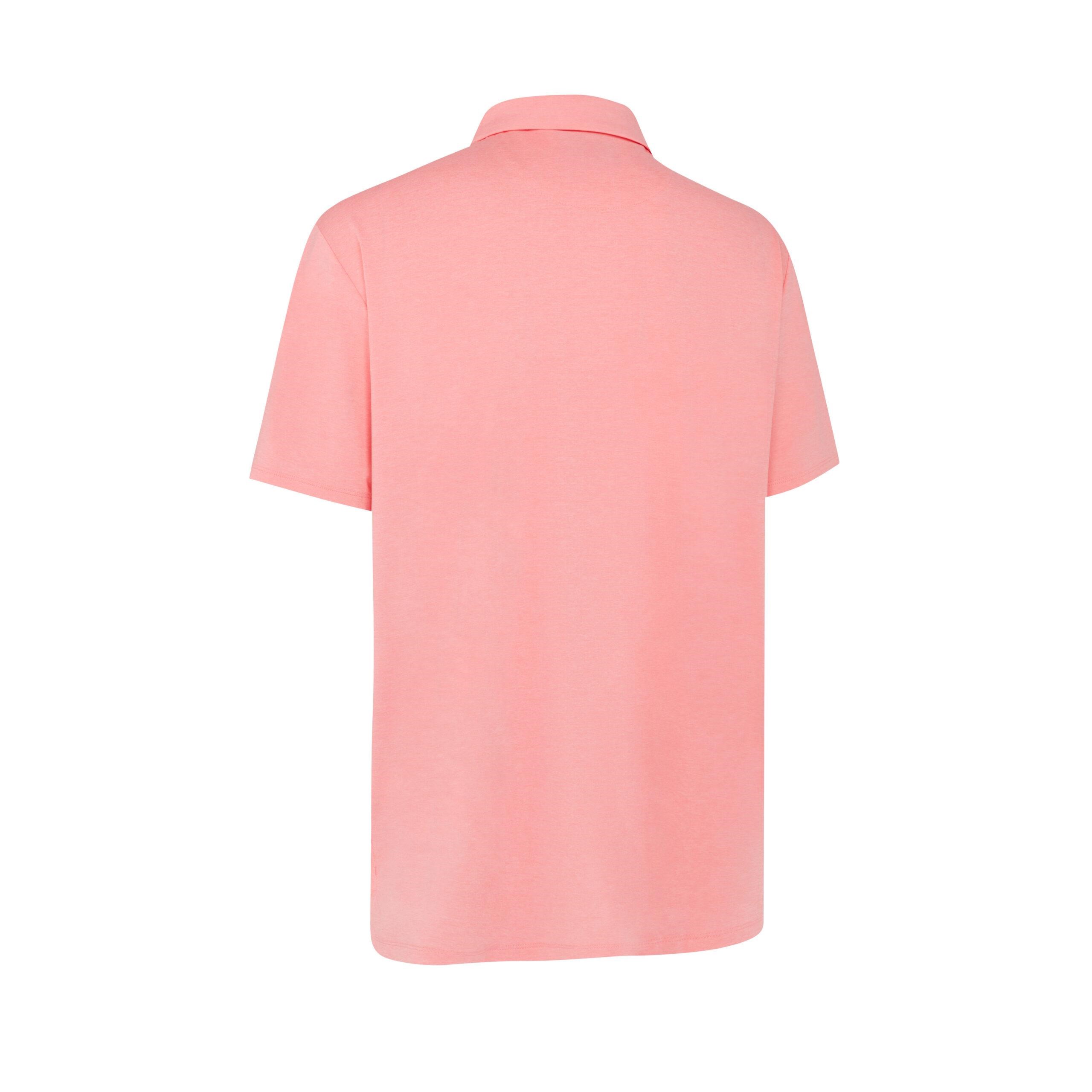 Callaway Premium Heathered pánské polo, strawberry pink heather