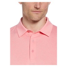 Callaway Premium Heathered pánské polo, strawberry pink heather