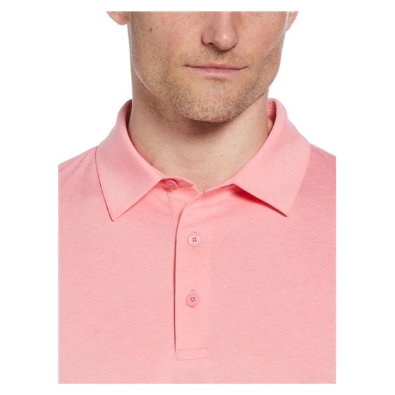 Callaway Premium Heathered pánské polo, strawberry pink heather