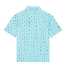 Callaway Dolphin Print dětské polo, blue radiance