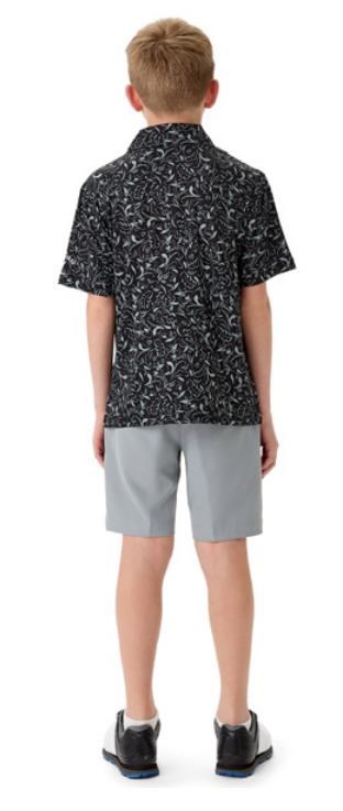 Callaway Floral Print dětské polo, modré