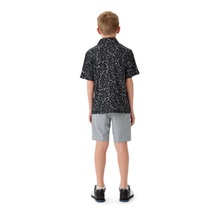 Callaway Floral Print dětské polo, modré