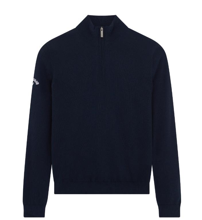 Callaway Junior 1/4 Zip chlapecký svetr, navy blue