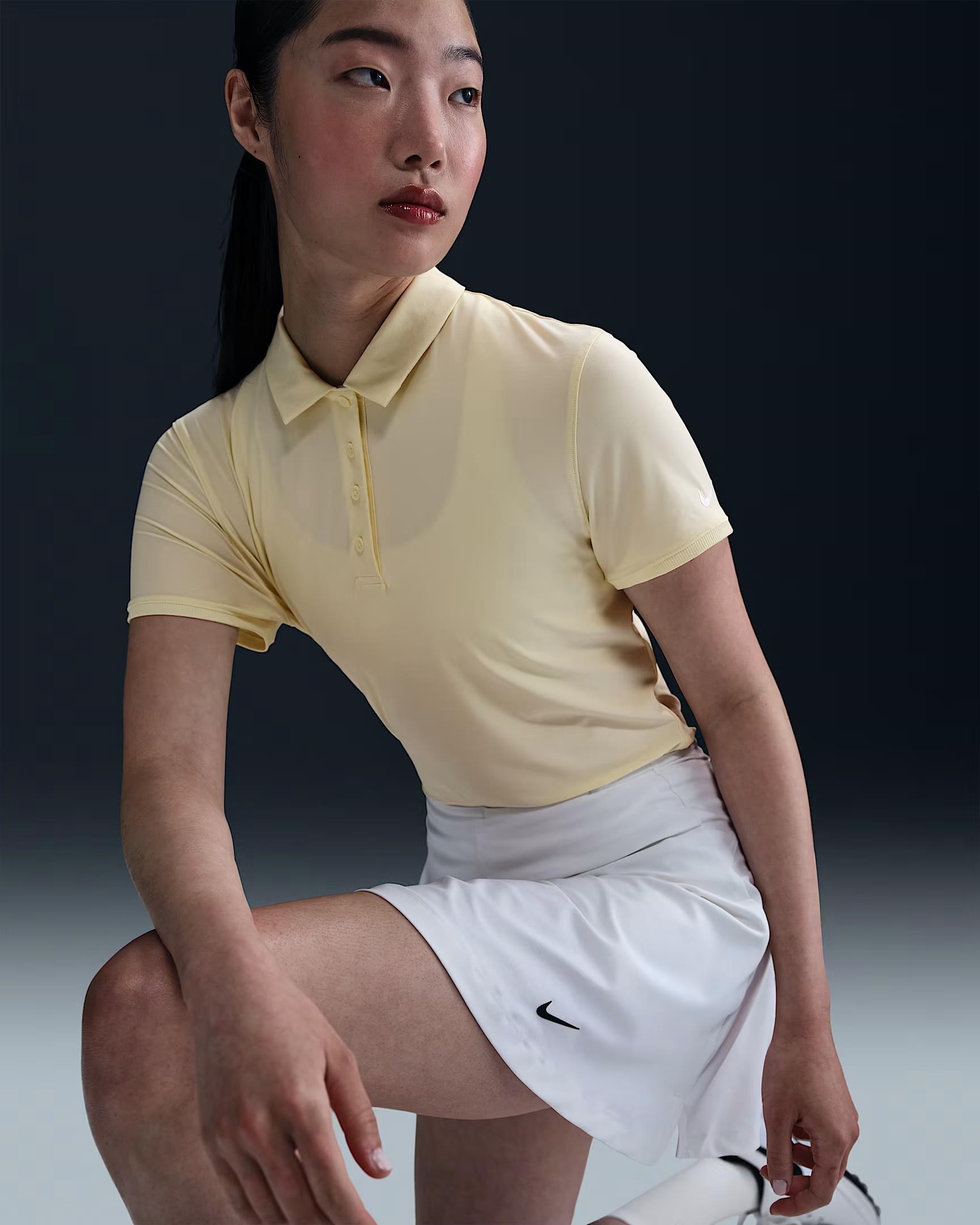Nike Victory Dri-FIT SS dámské polo, alabaster/white