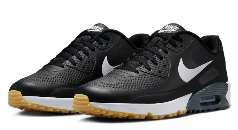 Nike AIR MAX 90 G golfové boty, černo/bílé