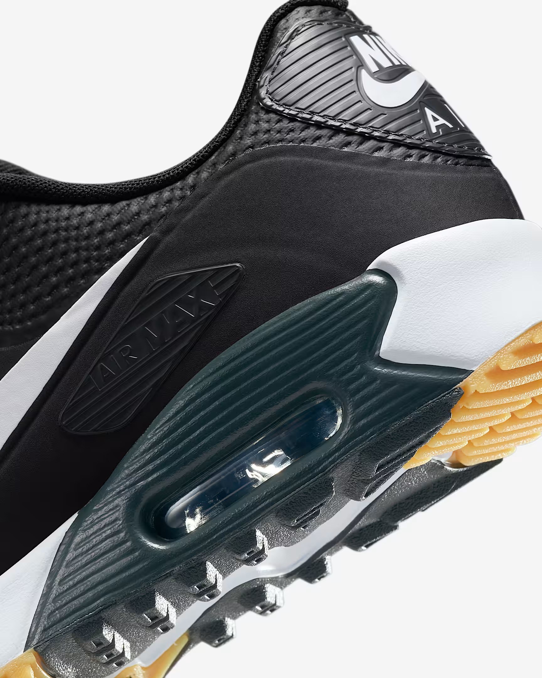 Nike AIR MAX 90 G golfové boty, černo/bílé