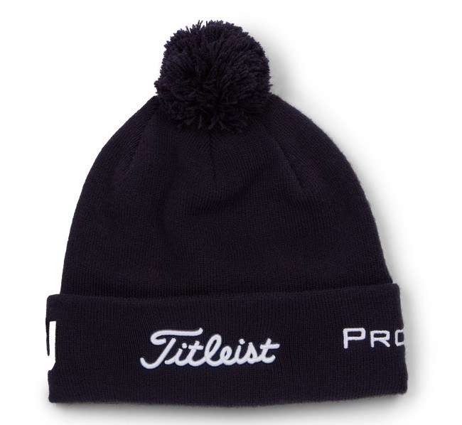 Titleist Tour Pom Pom zimní čepice, modrá