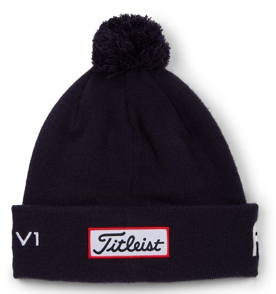 Titleist Tour Pom Pom zimní čepice, modrá