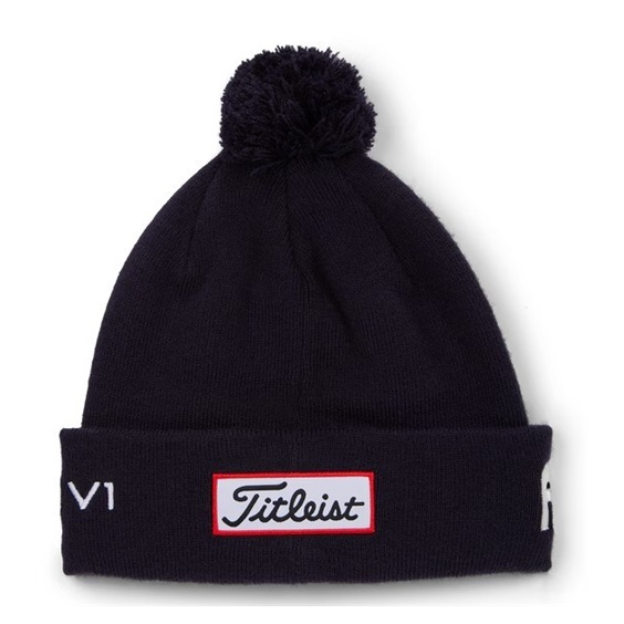 Titleist Tour Pom Pom zimní čepice, modrá